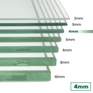 Vidrio transparente 4mm